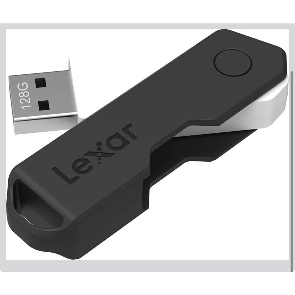 2 packs, Lexar JumpDrive TwistTurn2 128GB USB 2.0 Flash Drive, New - Picture 2 of 4